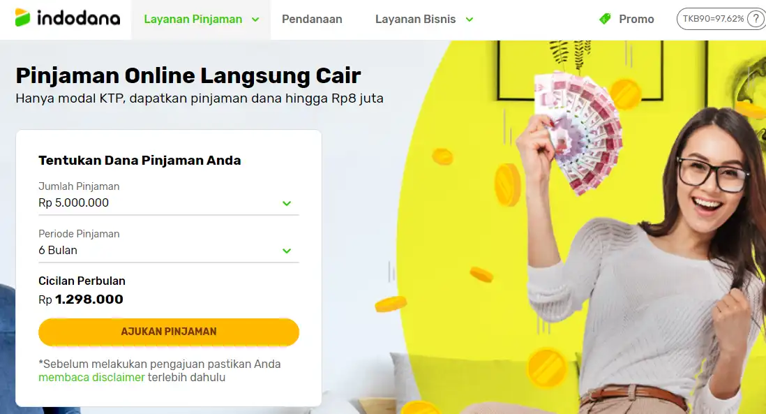 Indodana Pinjaman Online Cepat Cair Bayar Bulanan