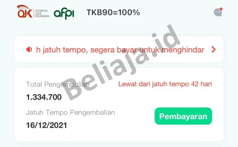 Resiko Telat Bayar EASY CASH