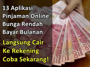 Aplikasi Pinjaman Online Bunga Rendah