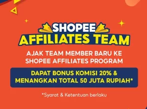 Cara Daftar Shopee Affiliate
