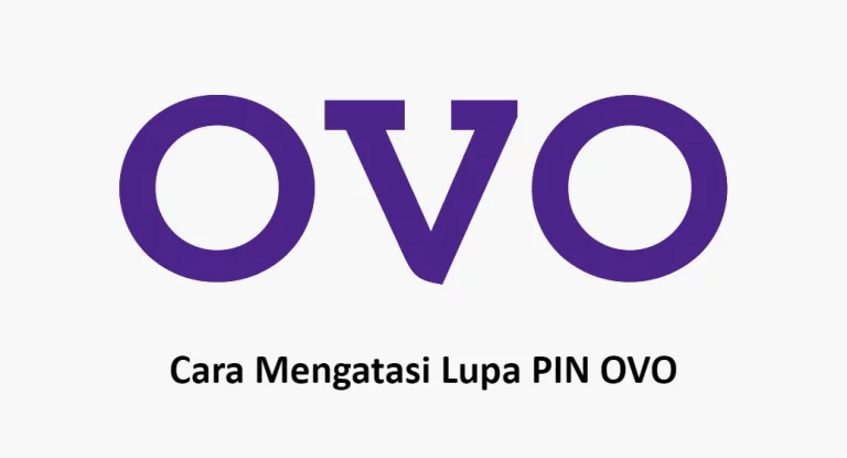 Cara Mengatasi Lupa PIN OVO
