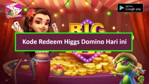Kode Redeem Higgs Domino Hari ini