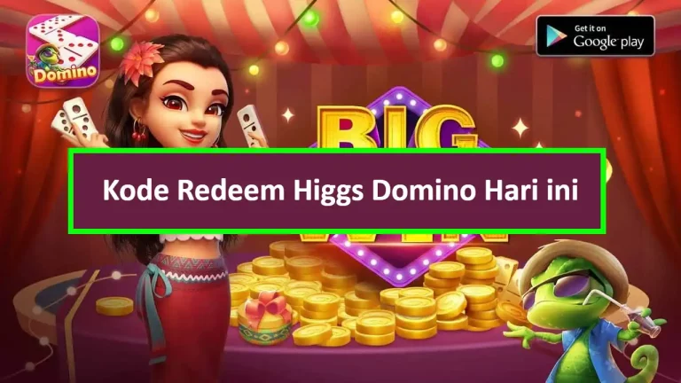 Kode Redeem Higgs Domino Hari ini