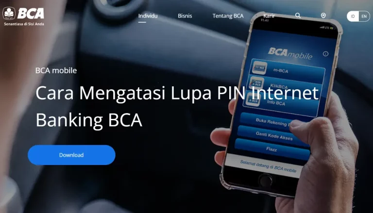 Lupa PIN Internet Banking BCA