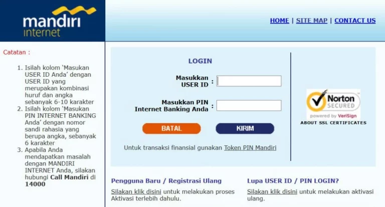 Lupa PIN Internet Banking Mandiri