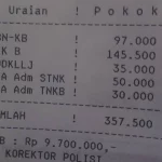 Biaya balik nama motor