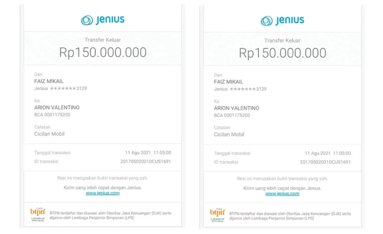 Cara Cek Bukti Transfer BTPN