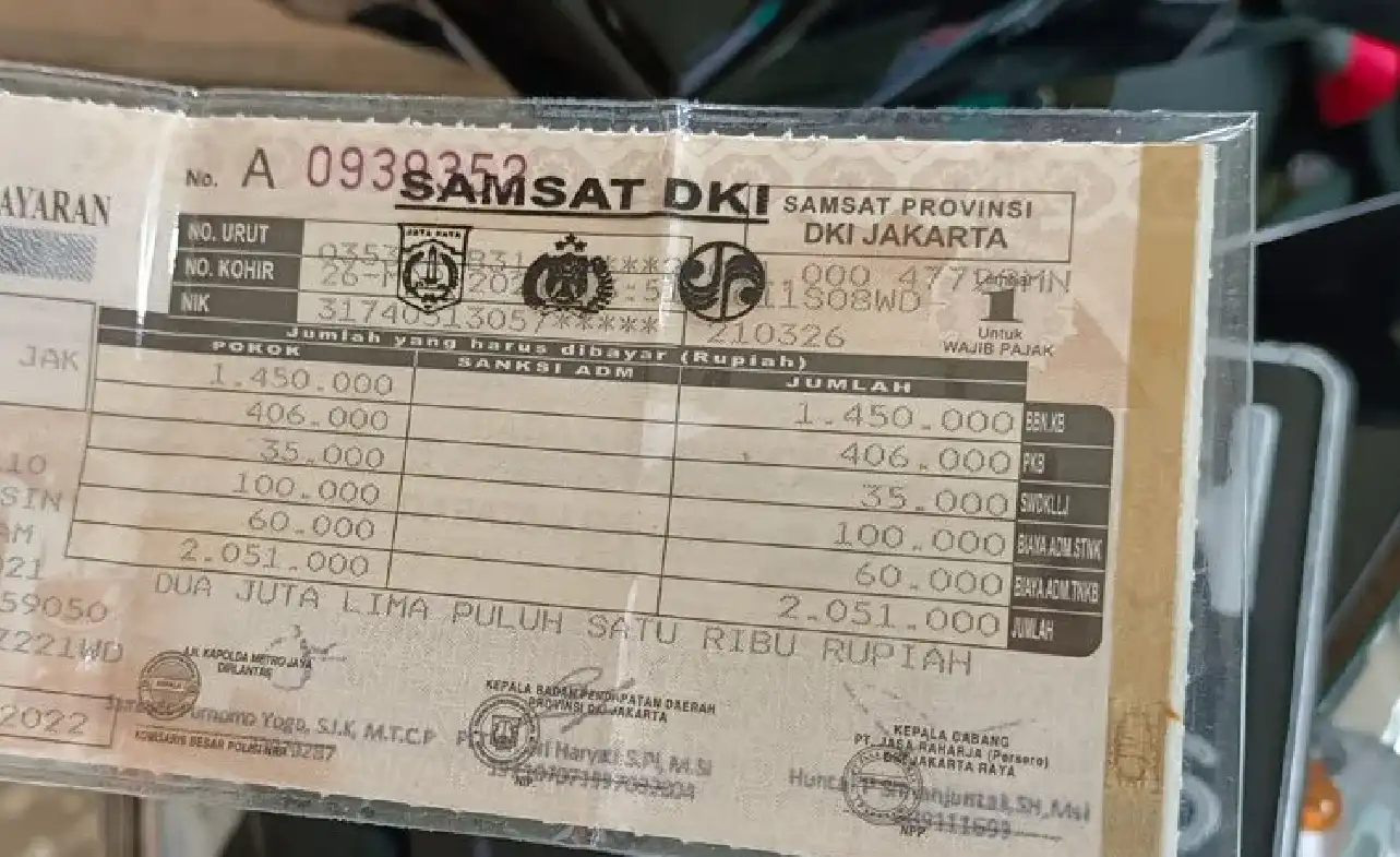 Cara Bayar Pajak Motor Online